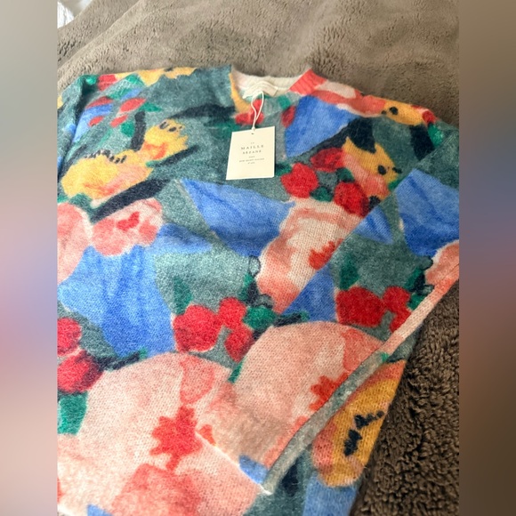 ❗️Sold❗️ NWT - Sezane Delphe sweater - multicolor - size S - Picture 6 of 12